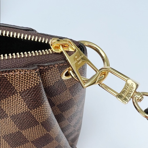 Louis Vuitton Slouchy MM Satchel Bag Shoulder Bag Damier Ebene Noir - Picture 8 of 11